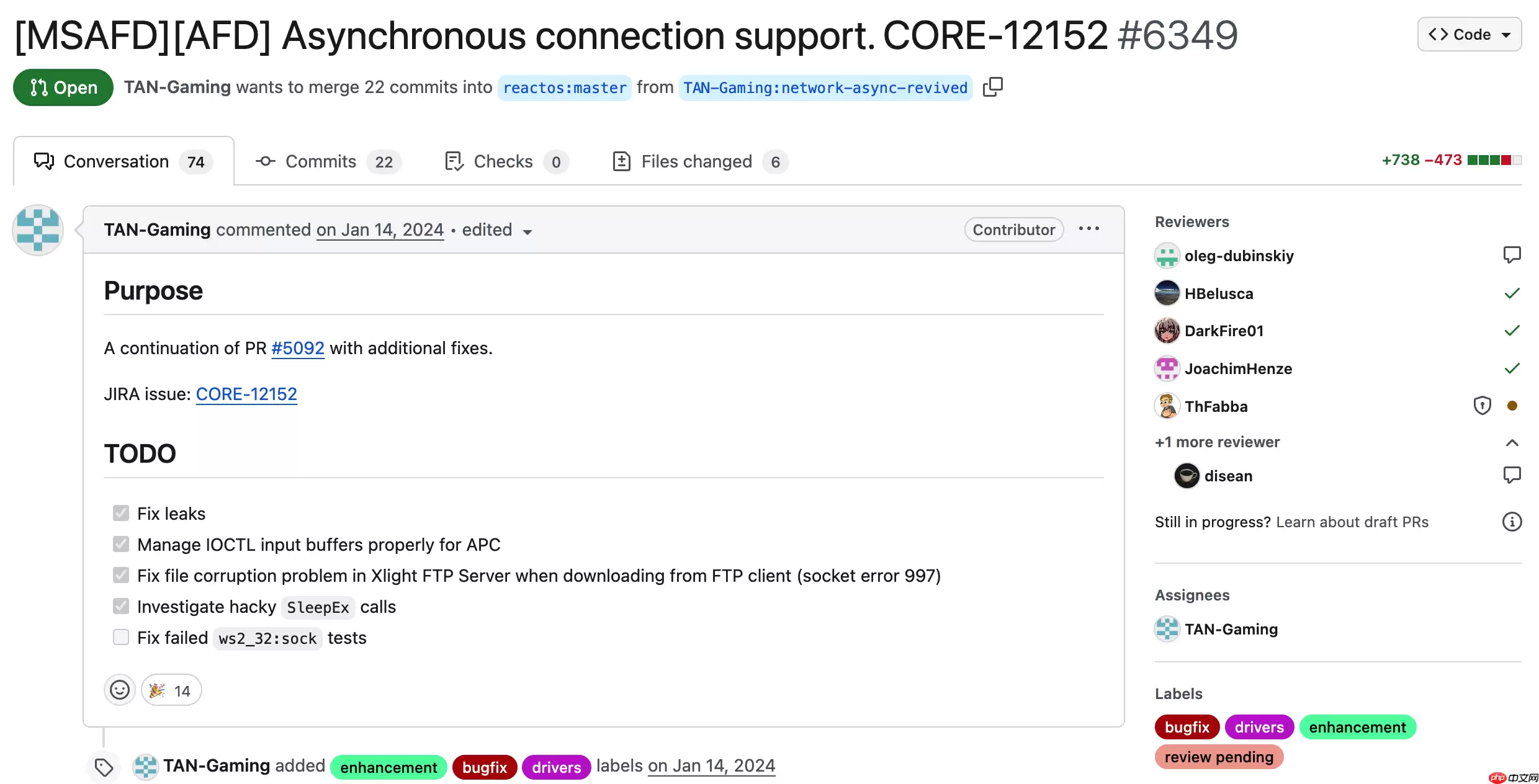 “开源 Windows” ReactOS 实现异步 TCP 连接支持