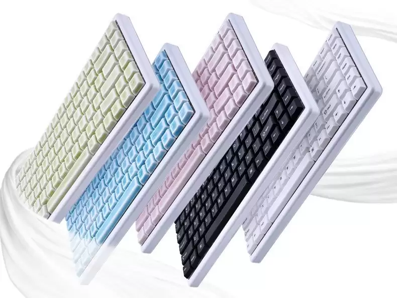 山海发布ZEN75三模机械键盘：陶瓷键帽+矮轴设计