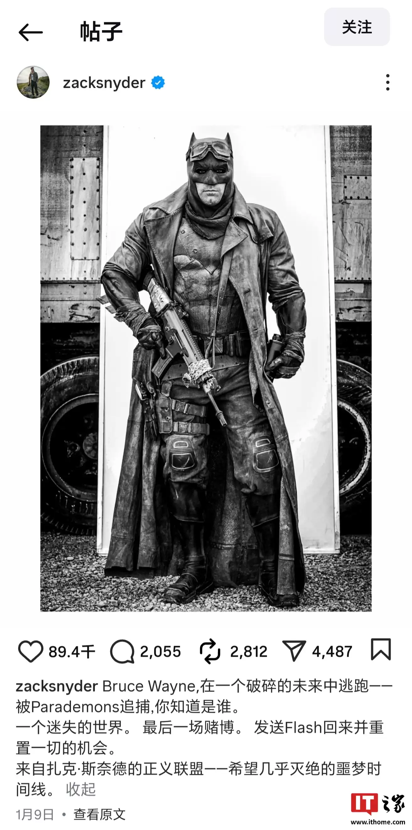 DCEU 遗产:扎克·施奈德导演释出亨利·卡维尔版《超人》《正义联盟》未公开剧照