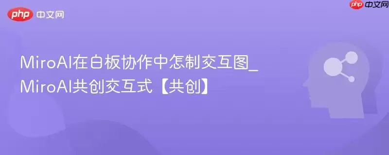 MiroAI在白板协作中怎制交互图_MiroAI共创交互式【共创】