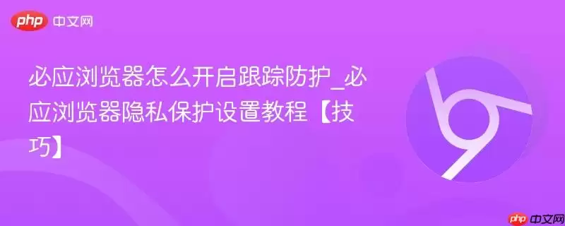 必应浏览器怎么开启跟踪防护_必应浏览器隐私保护设置教程【技巧】