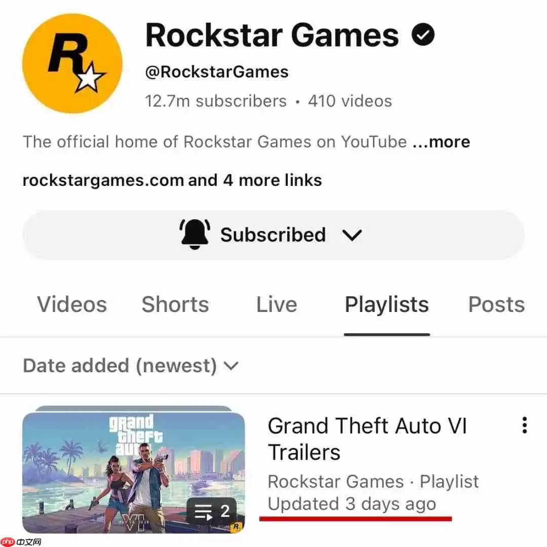 《GTA6》最新频道显异象 第三支预告要出了?