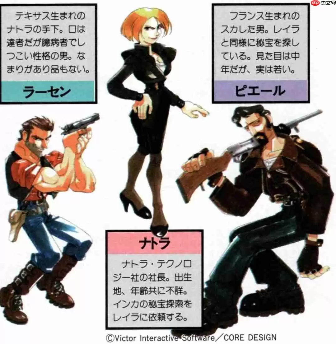 成漫画少女了! 日版《古墓丽影》初代劳拉修改形象曝光