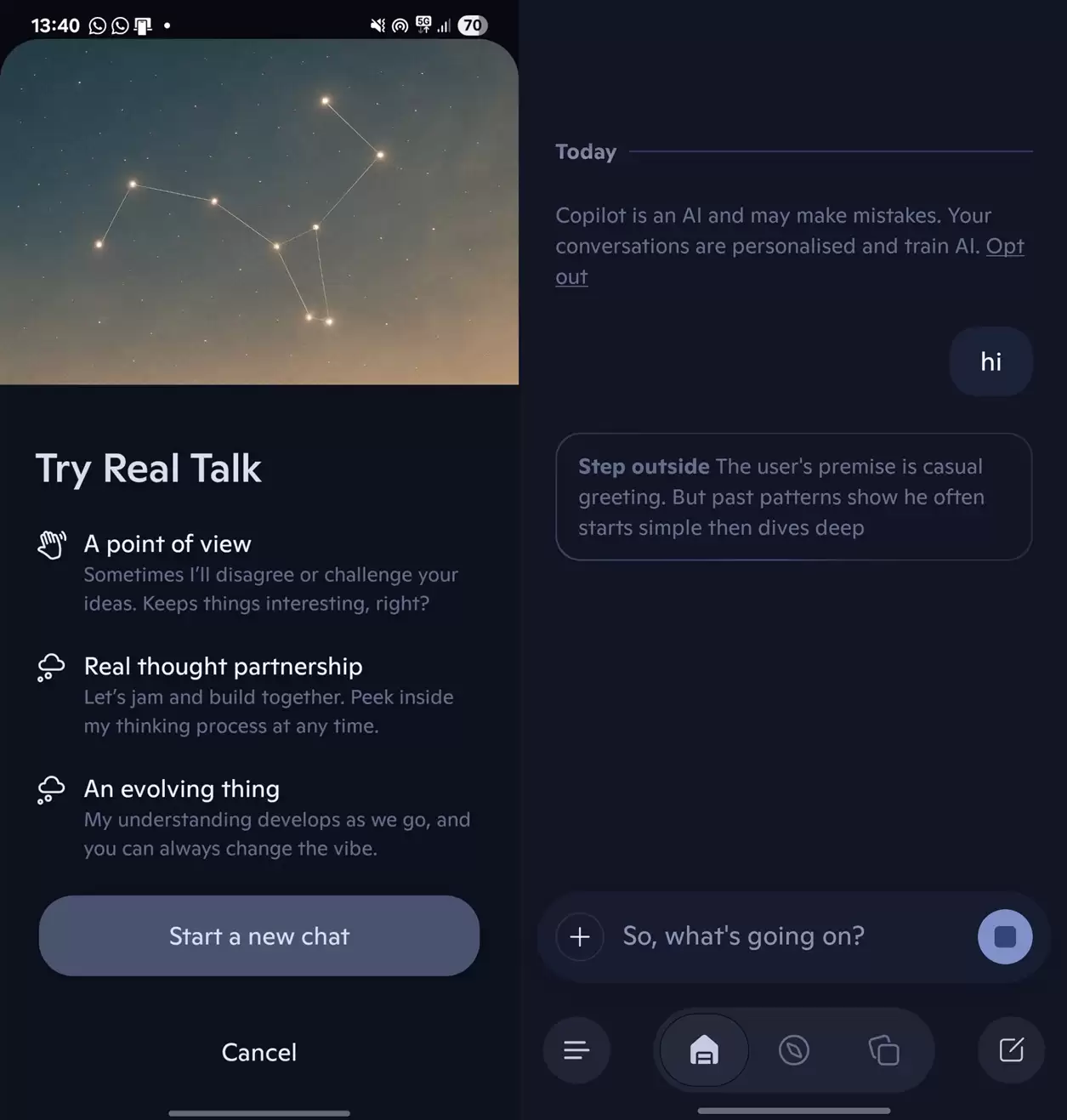 让 AI“说人话”:微软 Copilot 上线测试 Real Talk,真诚和你对话
