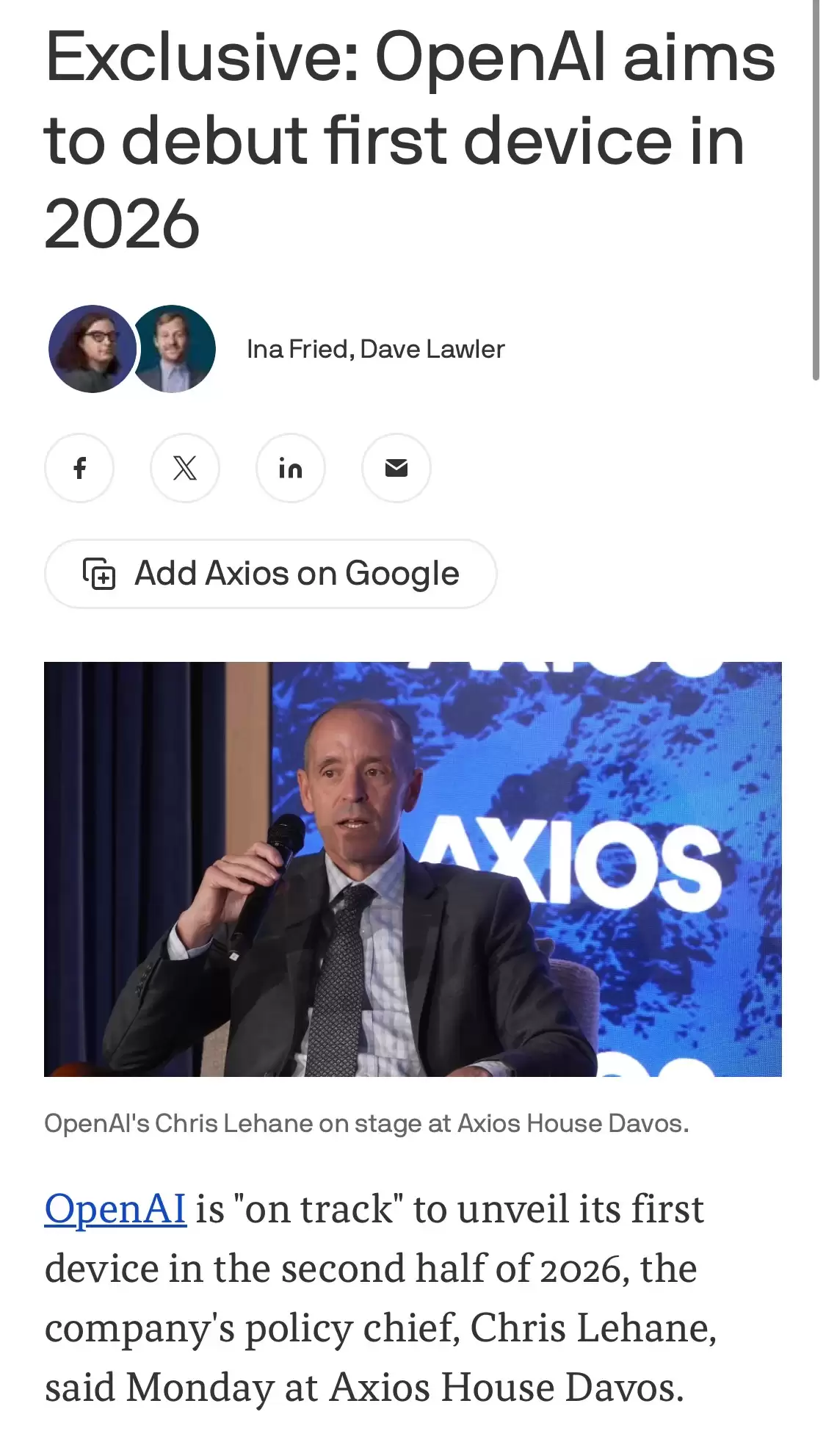 奥尔特曼与乔尼·艾维联手打造颠覆性AI硬件原型