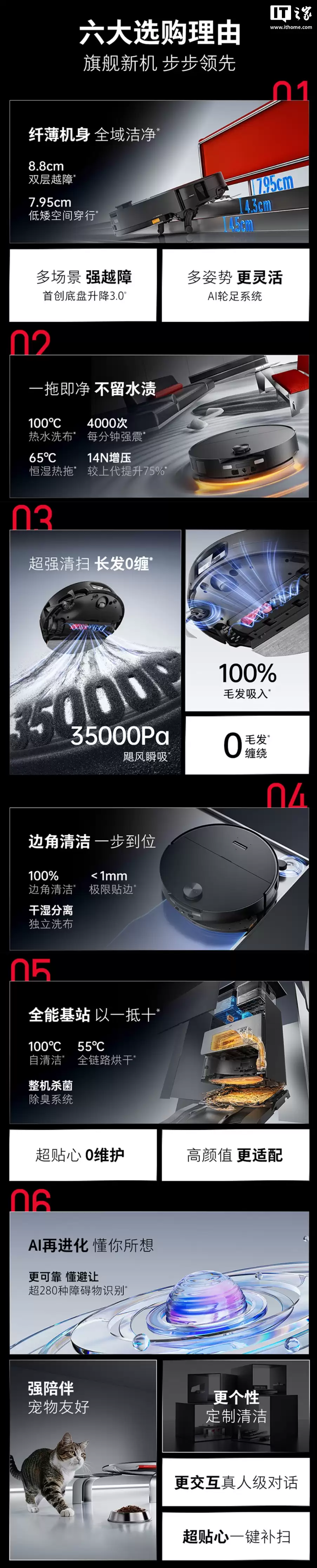 石头 G30S Pro 自清洁扫拖机器人发售:首创底盘升降 3.0,首发价 5499 元起