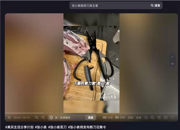 张小泉剪刀剪鲜鱼时手柄断裂 客服回应:已登记