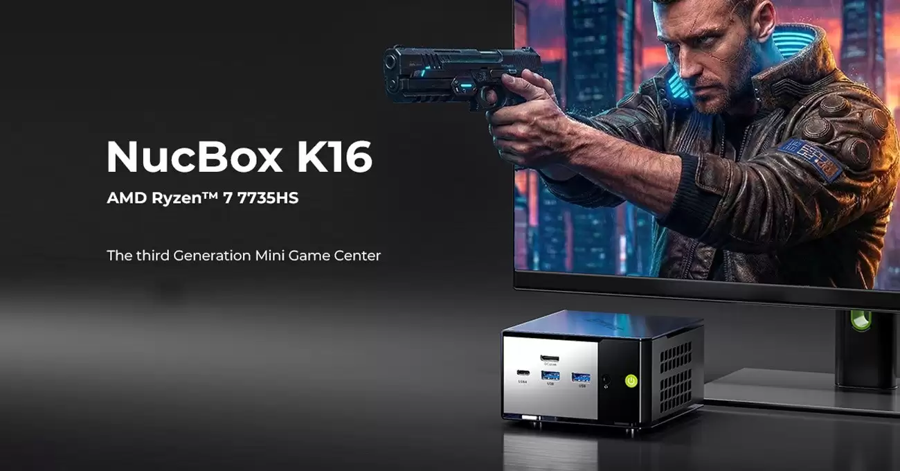 极摩客发布海外版NucBox K16迷你主机：R7 7735HS加持，支持外接显卡