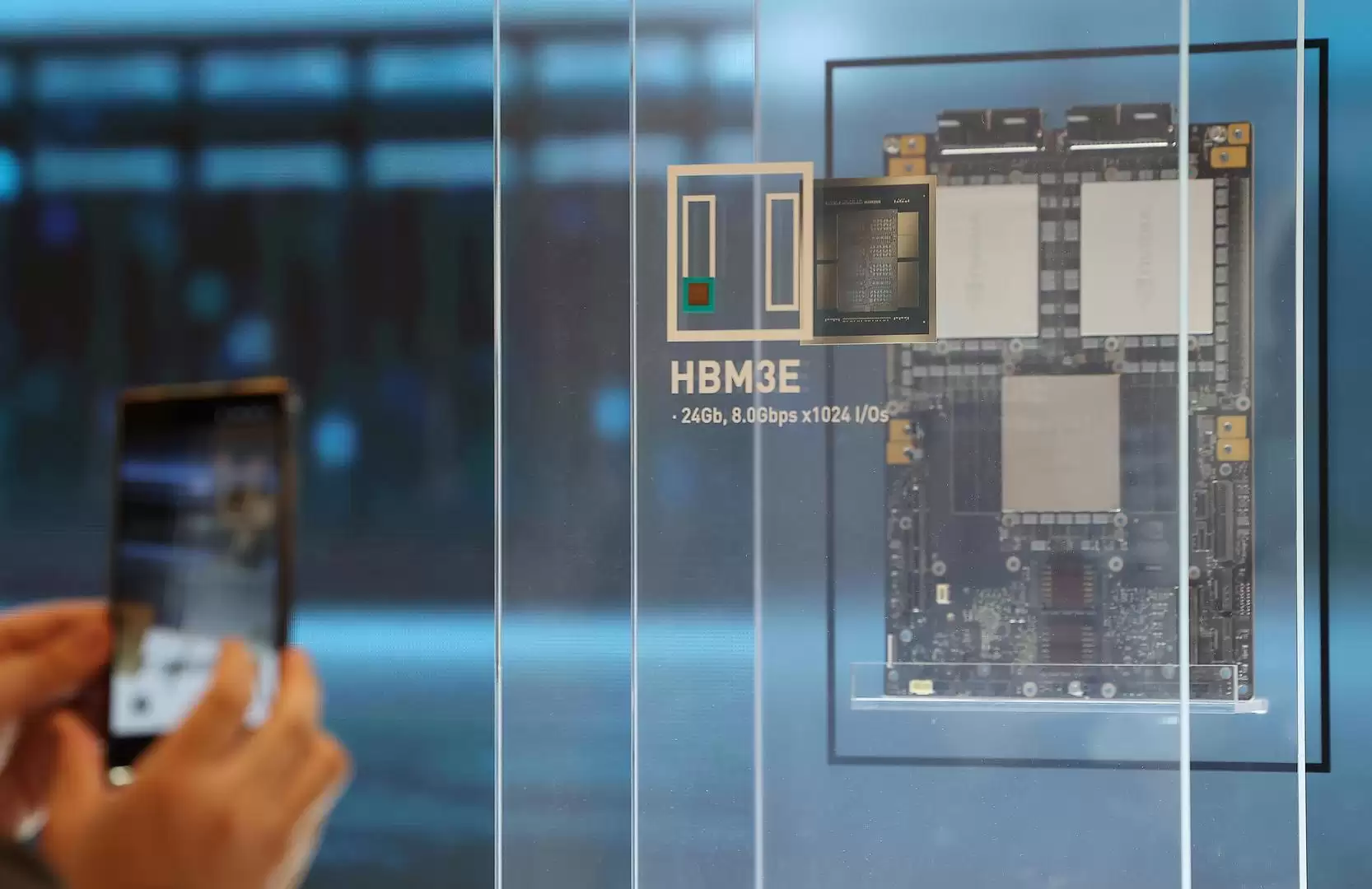 美国拉斯维加斯国际消费电子展SK海力士展台