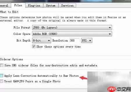 关闭ON1 Resize镜头校正