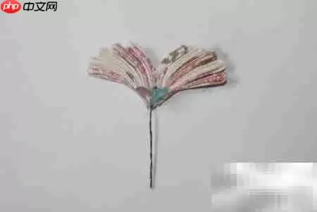 布艺银杏叶制作教程