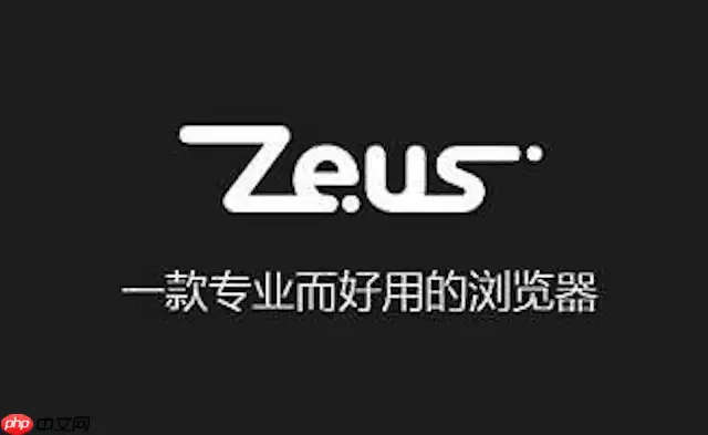 宙斯浏览器如何开启无痕模式+宙斯浏览器隐私设置说明