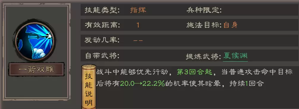 《三国乱世霸王》夏候渊攻略