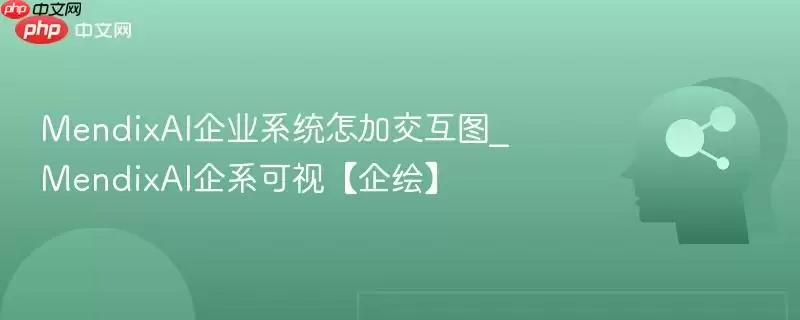 MendixAI企业系统怎加交互图_MendixAI企系可视【企绘】