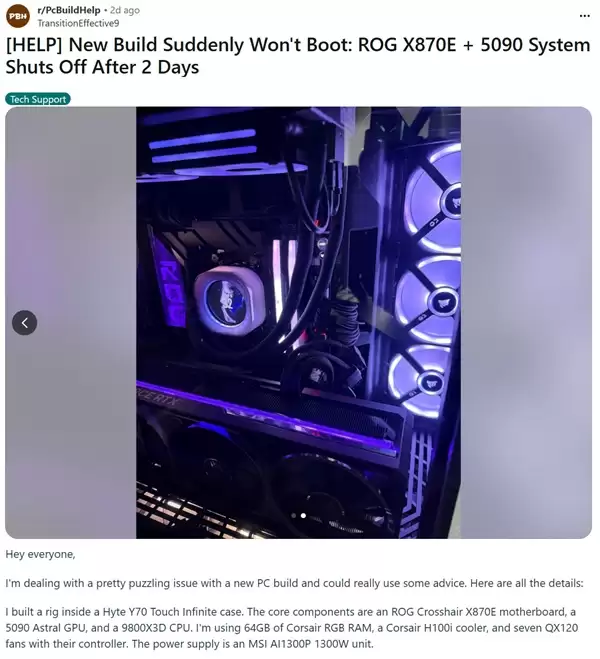 锐龙7 9800X3D连烧5个!华硕主板官方回应