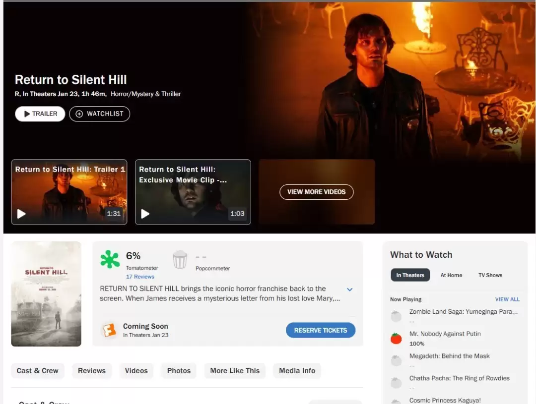 重返寂静岭口碑崩盘，22天锁定年度最差？