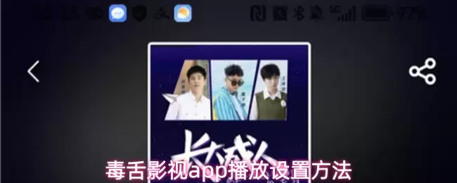 毒舌影视app播放设置方法