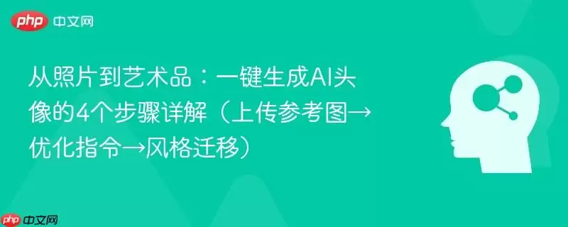 从照片到艺术品：一键生成AI头像的4个步骤详解（上传参考图→优化指令→风格迁移）