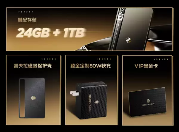 镏金VC、24GB+1TB存储!红魔电竞平板3 Pro镏金传奇开售:7999元