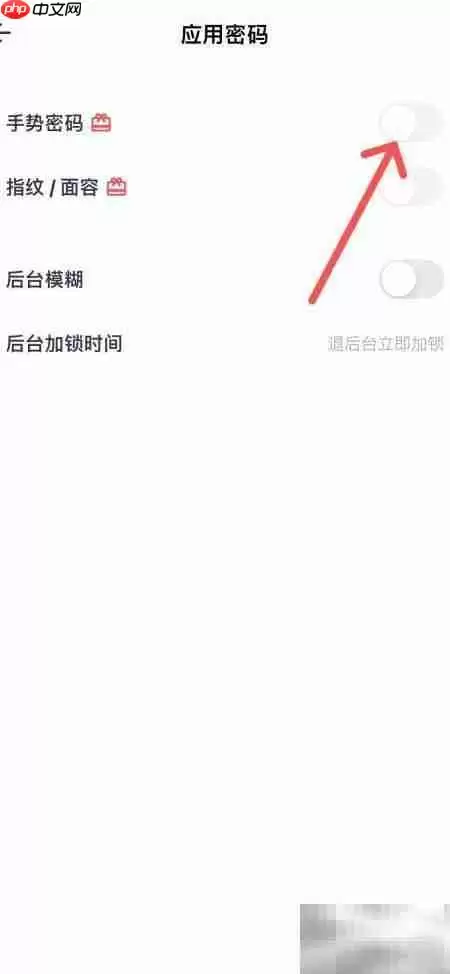 记账助手手势密码开启方法