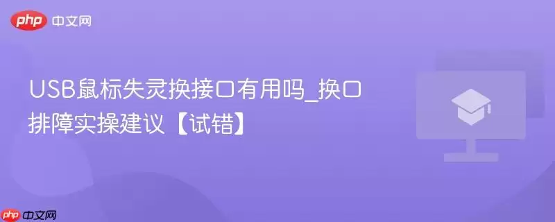 USB鼠标失灵换接口有用吗_换口排障实操建议【试错】
