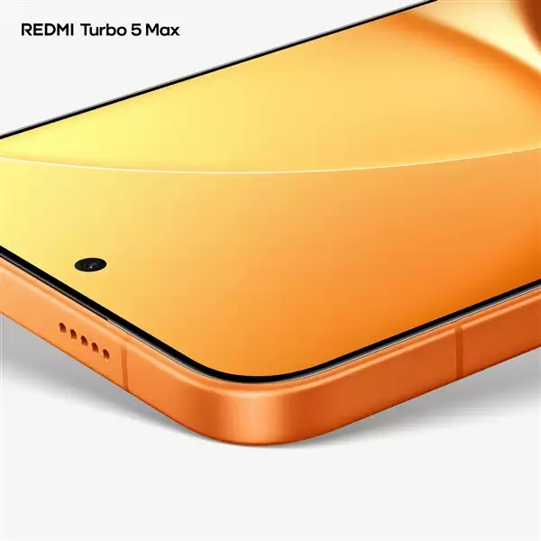 首款天玑9500s旗舰！Redmi Turbo 5 Max阳光橙外观图公布