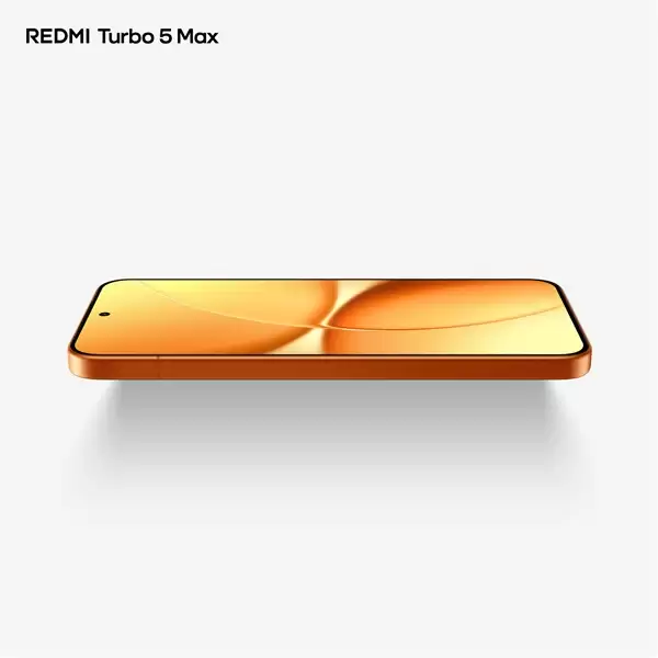 首款天玑9500s旗舰！Redmi Turbo 5 Max阳光橙外观图公布