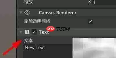 Unity文本控件属性设置技巧
