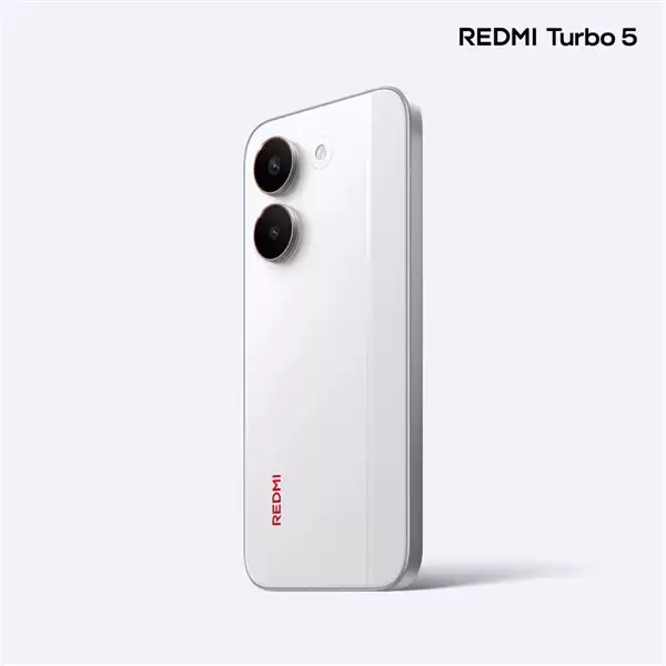 REDMI Turbo 5外观揭晓：6.59英寸黄金中尺寸！金属中框+玻璃背板