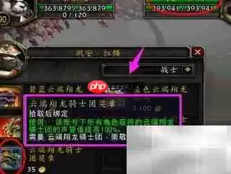 云端翔龙骑士团声望速升指南