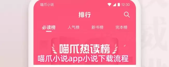 喵爪小说app小说下载流程