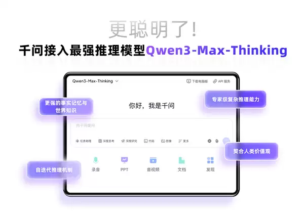 阿里发布万亿参数Qwen3-Max-Thinking推理模型，千问全端启用