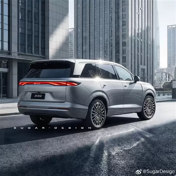 比亚迪王朝大六座旗舰SUV 全新大唐非官方效果图发布