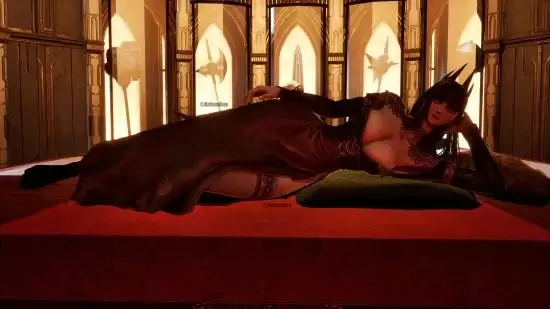 绝景!《噬血代码2》商人走红 身材比例太夸张