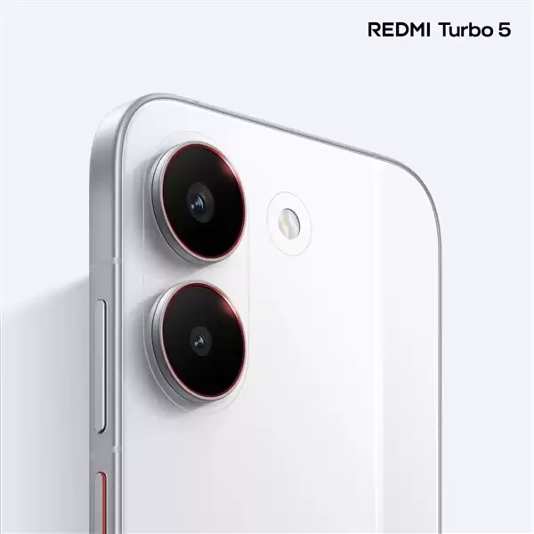 2K档罕见！REDMI Turbo 5用上金属中框+2.5D玻璃背板