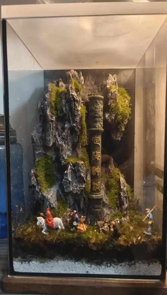 玩家以西游情怀打造微缩生态瓶，致敬黑神话：悟空与经典名著