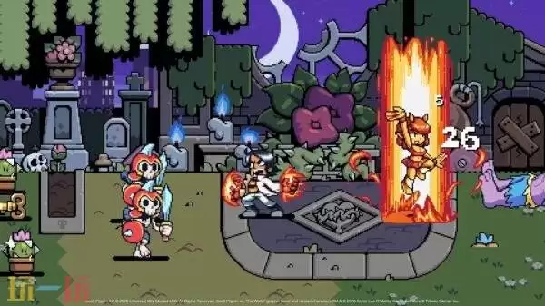 横版卷轴动作冒险《Scott Pilgrim EX》将于3月3日发售