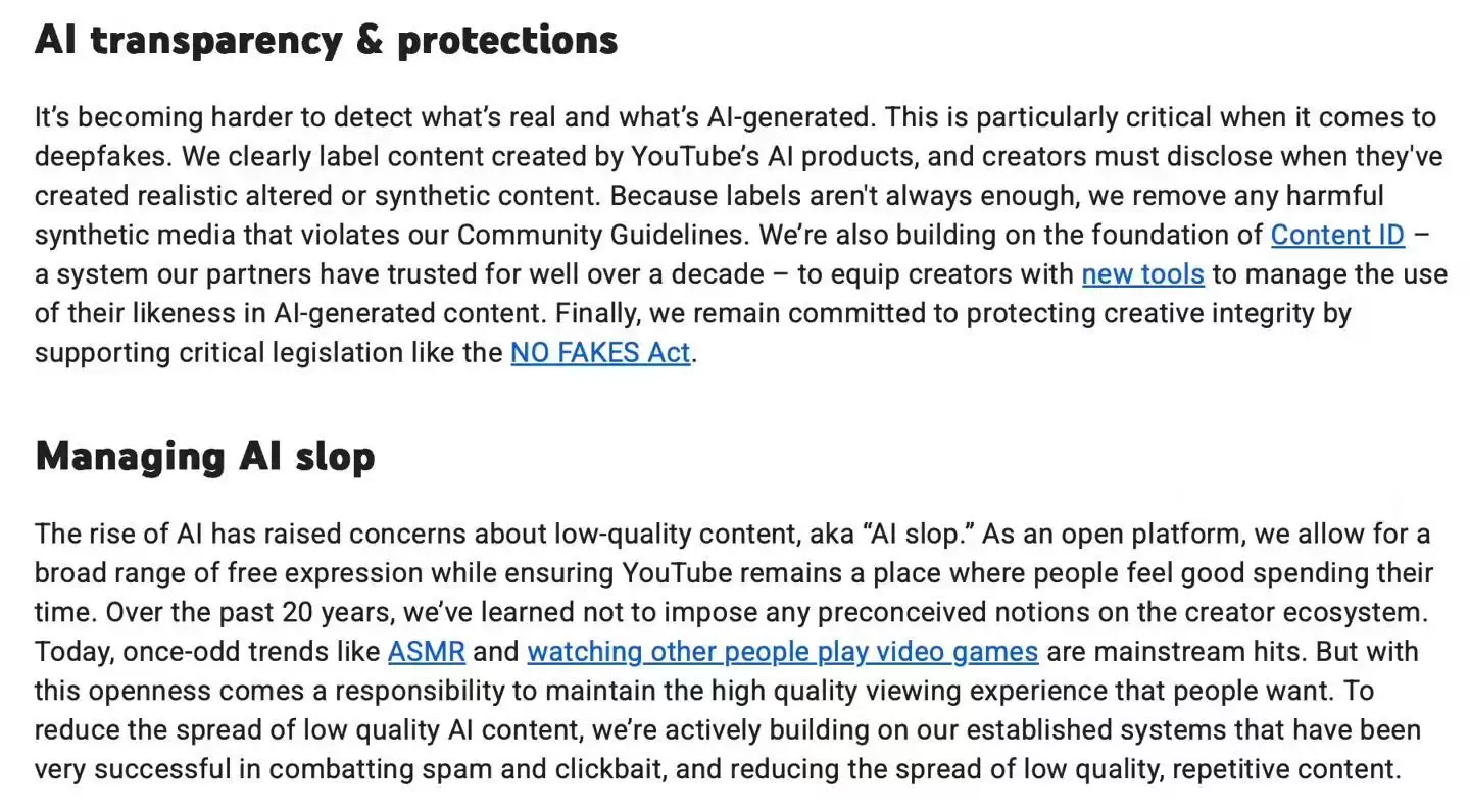向低劣内容宣战：Youtube累计删掉470亿播放量的“AI垃圾”