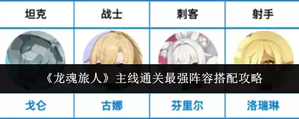 《龙魂旅人》主线通关最强阵容搭配攻略
