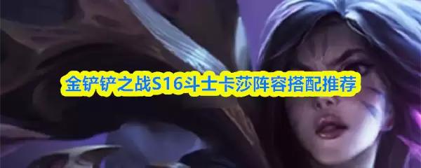 金铲铲之战S16斗士卡莎阵容搭配推荐