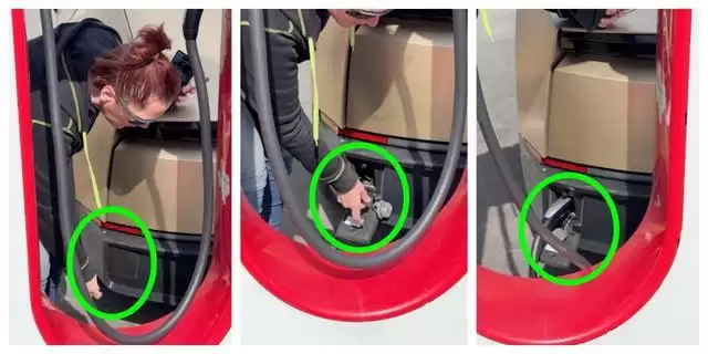 特斯拉自动驾驶出租车Cybercab原型需手动充电