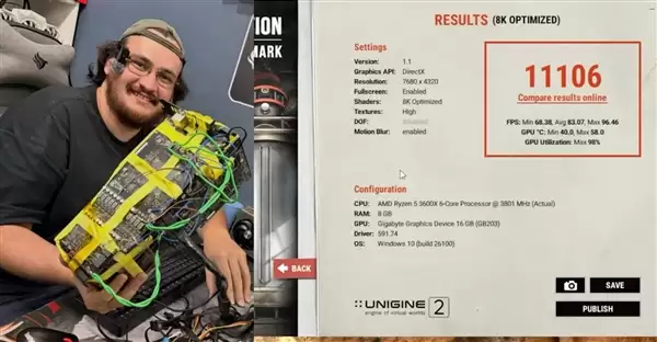 显卡PCB被打个洞还能用!巴西大神神级修复:成功点亮还拿下世界纪录