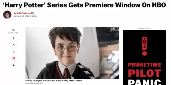 HBO官宣哈利·波特真人剧集2027年初上线,主演阵容及拍摄进展同步公布