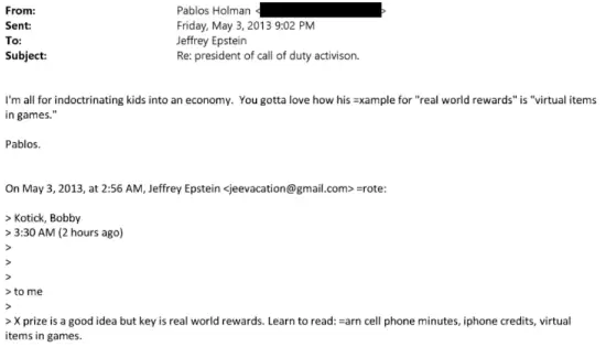 考迪克在爱泼斯坦案档中出现300次！爱泼斯坦是《使命召唤》内购的始作俑者吗