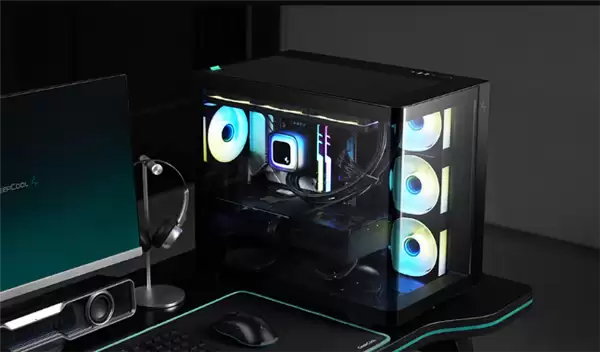 双舱结构！九州风神CG530U+4F曲面玻璃海景房机箱首发499元起