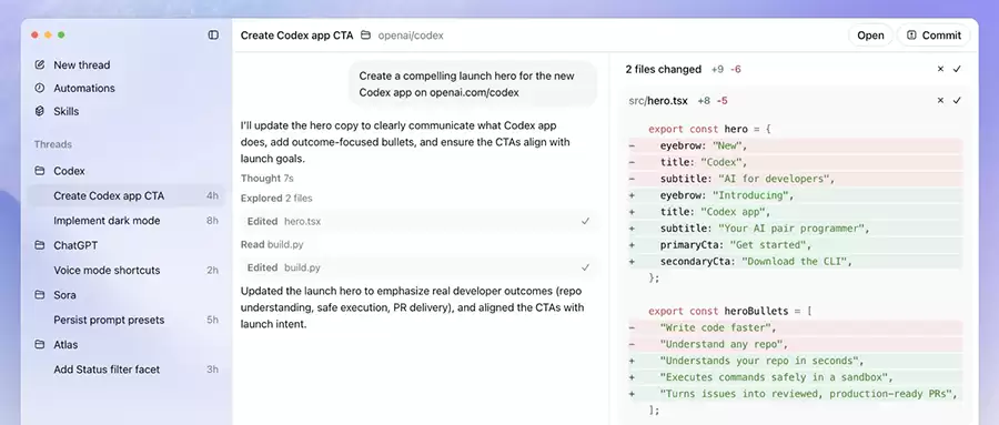 免费！OpenAI深夜送福利，发Codex应用，指挥多智能体干活