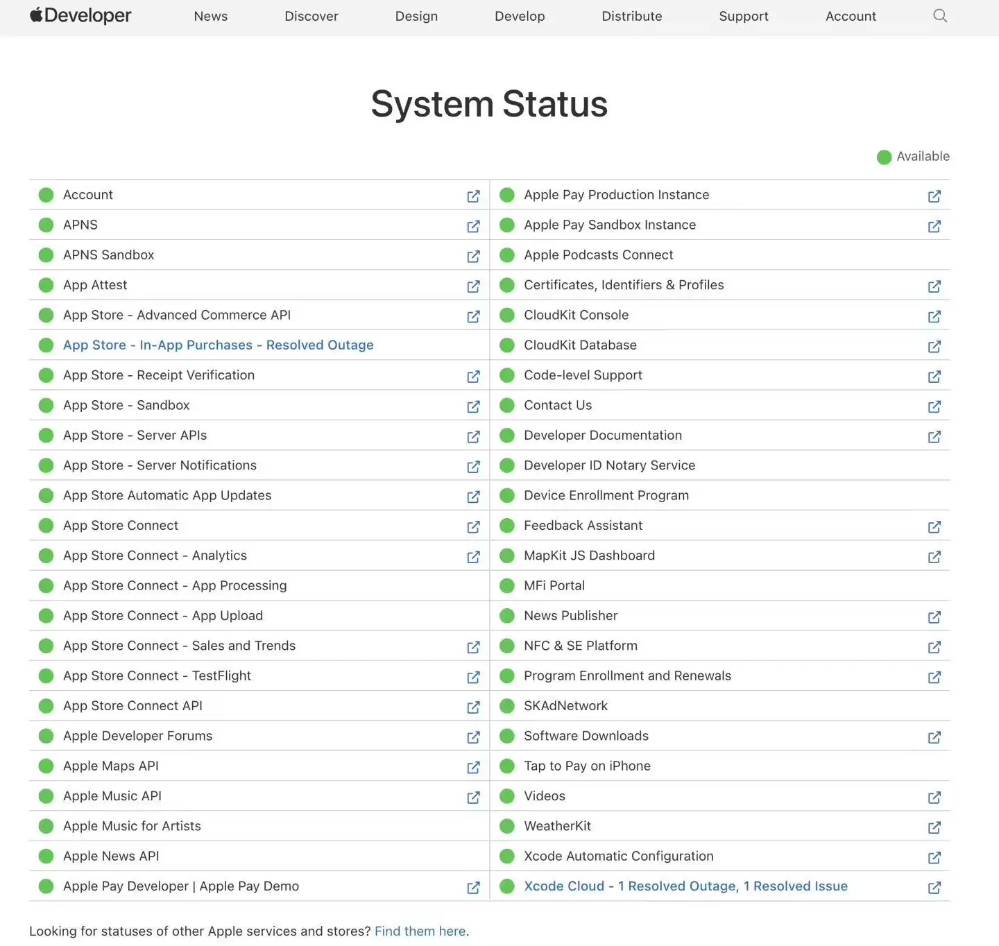 苹果Xcode Cloud服务宕机后现已正式恢复,开发者云端构建受阻超21小时