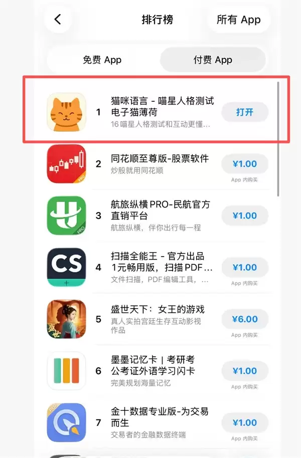 猫咪语言App以千元成本爆火付费榜，轻量化垂直应用引领宠物经济新趋势