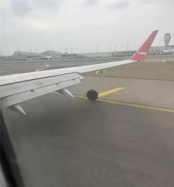 一波音737降落时轮胎掉落 3架客机燃油不足发出Mayday求救信号