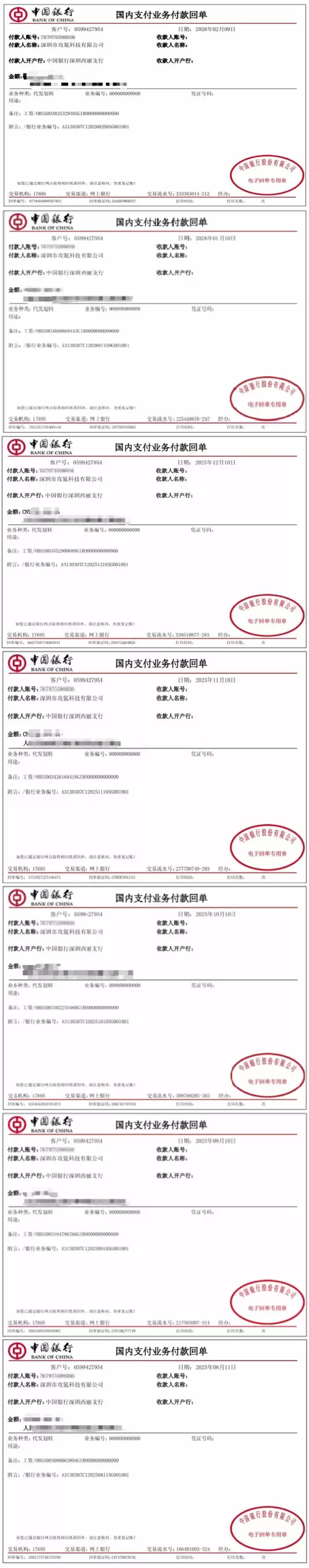 国产掌机品牌AYANEO辟谣拖欠员工工资：薪资发放一切正常 晒银行回单自证